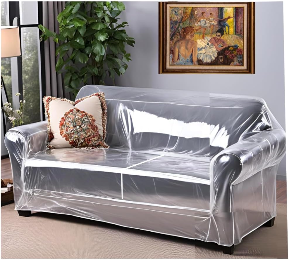 Evelots Dining Room/Kitchen Chair Cover/Protector-8 Pack- Heavy Duty Clear PVC Vinyl-No Dust/Spill/Pet Hair/Pet Claws, Easy Clean Slipcover