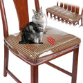6 Pack Plastic Chair Covers for Dining Chair, Clear Chair Seat Cover Plastic Covers, PVC Seat Protector, Waterproof Kitty Scratch Resistant for Most 21"- 23" Chair